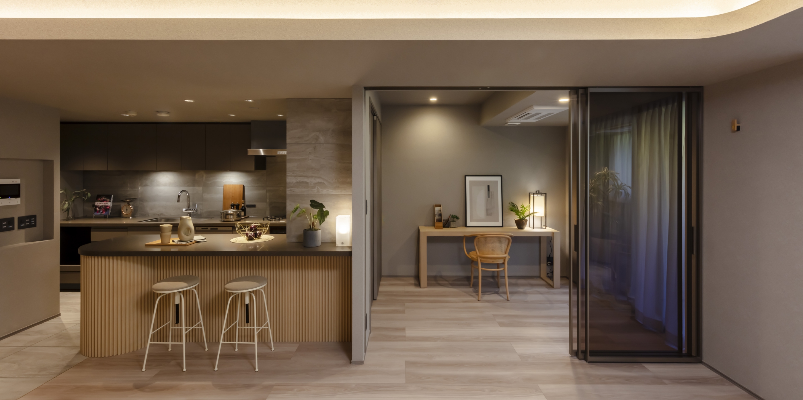 ダイニングとキッチン