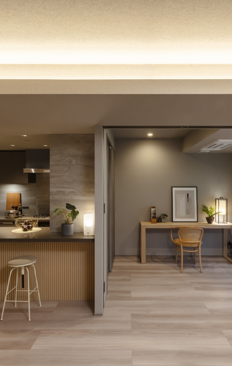 ダイニングとキッチン