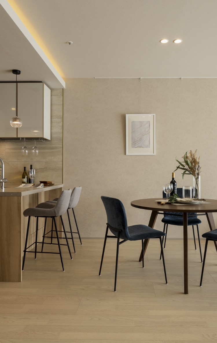 ダイニングとキッチン