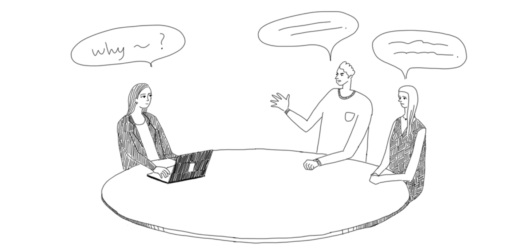 地図を見ているイラスト