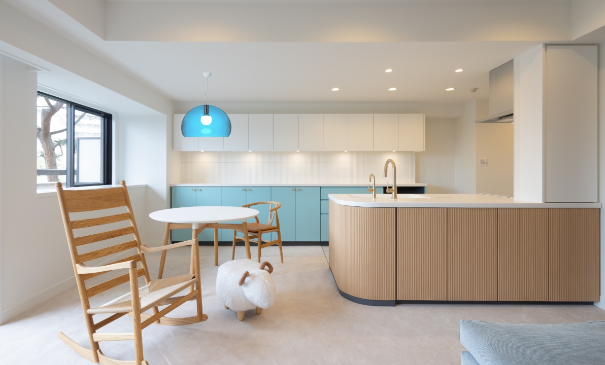 ダイニングとキッチンとリビング