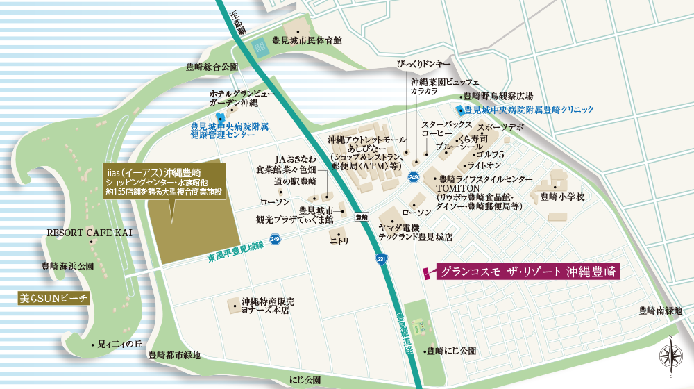 豊崎タウンマップ