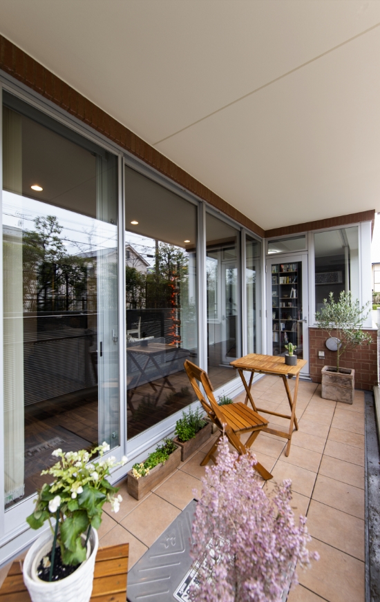 バルコニーの写真