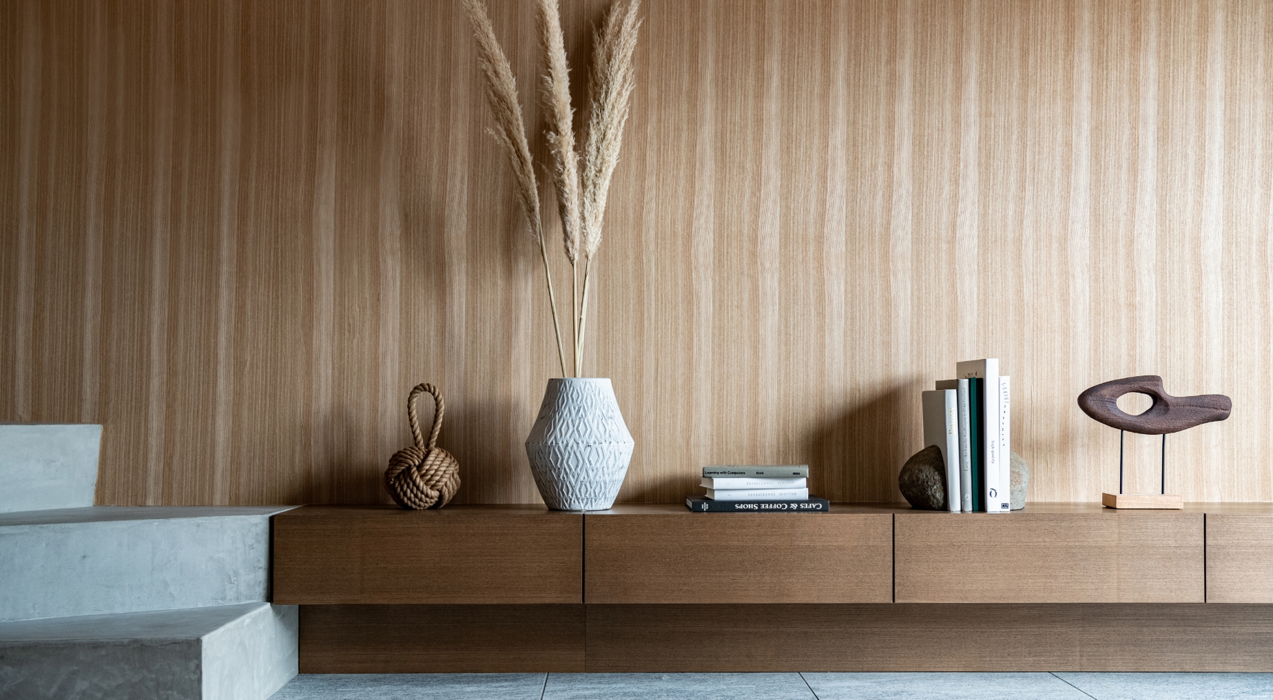 本を置いている部屋