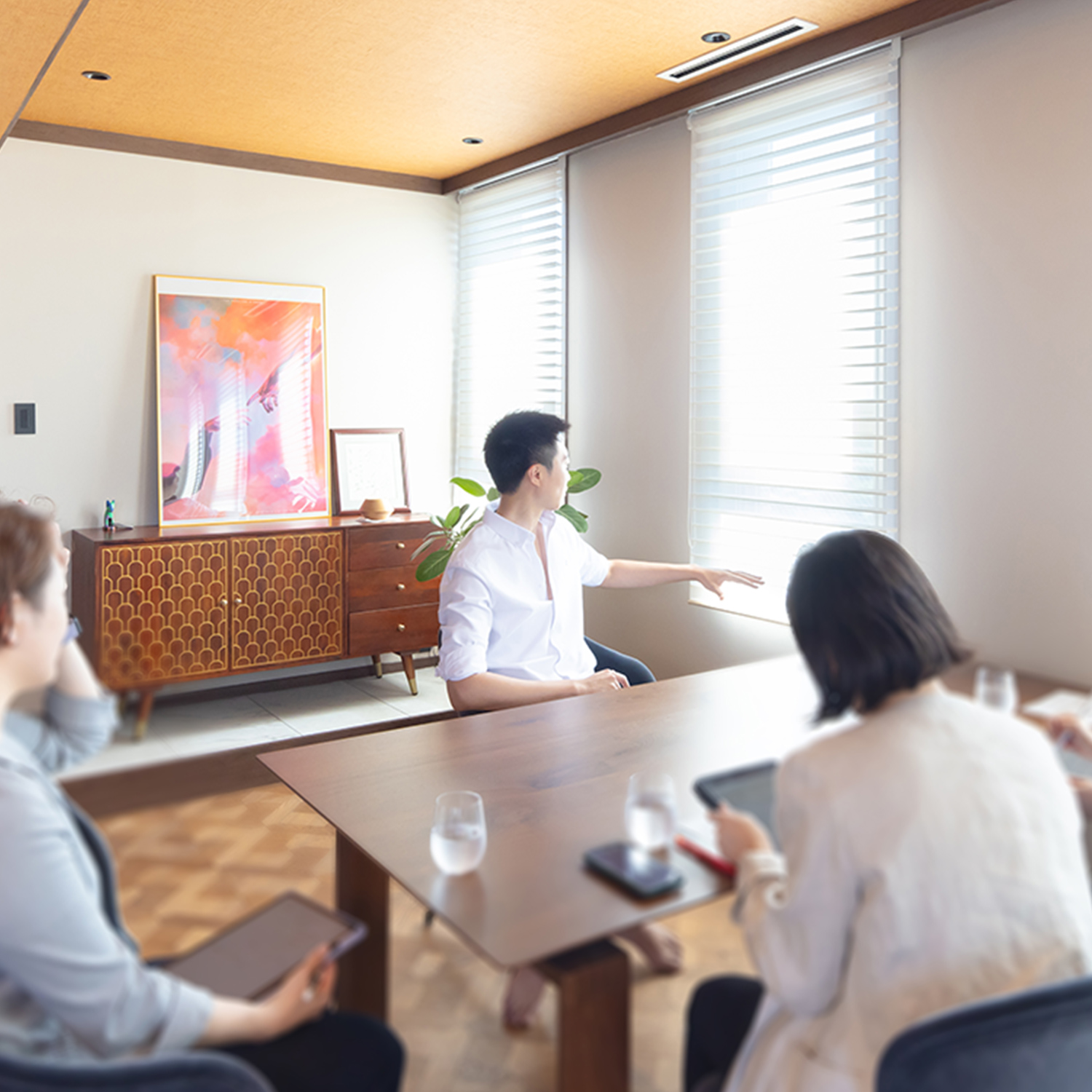 入居後のお部屋(リビング・ダイニング)/2023年7月撮影画像