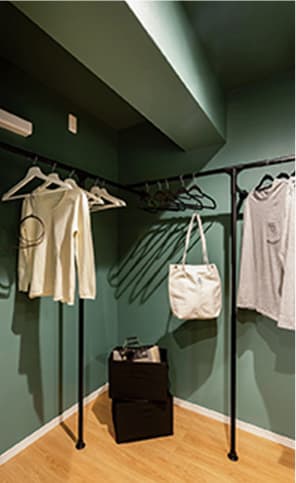 販売時のウォークインクロゼット(※1)※1.2020年12月撮影